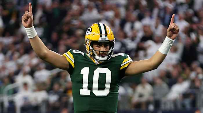 Green Bay Packers quarterback Jordan Love